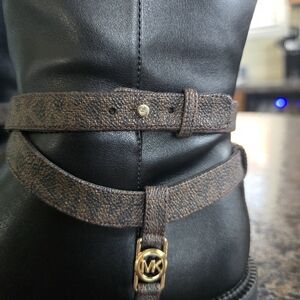 Michael Kors Mandy Style Black Boots